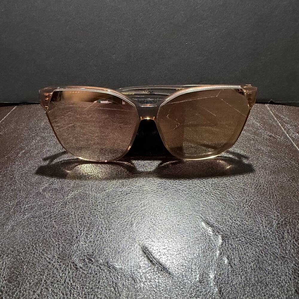 DIFF EYEWEAR GIA Oversized SQUARE SUNGLASSES 62-14-145 Rose Gold Pink